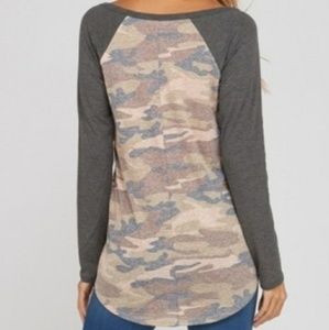 Long sleeve camo shirt